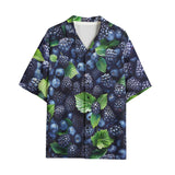 Hawaiian Shirt Blackberries and Blueberries