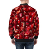 Bomber Jacket Pomegranate Seeds Pattern