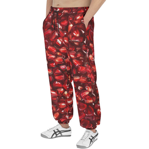 Men's Sweatpants Pomegranate Seeds Pattern