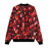 Bomber Jacket Pomegranate Seeds Pattern