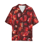 Hawaiian Shirt Pomegranate Seeds Pattern