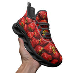 Sports Mesh Sneakers Strawberries Pattern