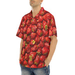 Hawaiian Shirt Strawberries Pattern