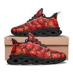 Sports Mesh Sneakers Strawberries Pattern