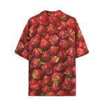 Hawaiian Shirt Strawberries Pattern