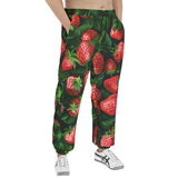 Men's Sweatpants Strawberries with Leaves