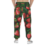 Men's Sweatpants Strawberries with Leaves