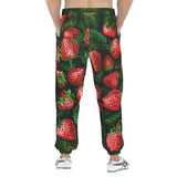 Men's Sweatpants Strawberries with Leaves