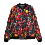 Bomber Jacket Vibrant Mix of Berries