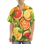 Hawaiian Shirt Slices of Citrus Fruits Pattern