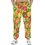 Men's Sweatpants Slices of Citrus Fruits Pattern