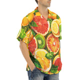 Hawaiian Shirt Slices of Citrus Fruits Pattern