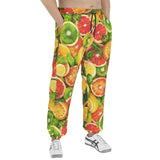 Men's Sweatpants Slices of Citrus Fruits Pattern