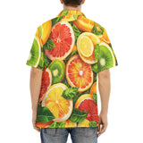 Hawaiian Shirt Slices of Citrus Fruits Pattern