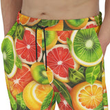 Men's Sweatpants Slices of Citrus Fruits Pattern