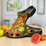 Classic Clogs Slices of Citrus Fruits Pattern