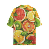 Hawaiian Shirt Slices of Citrus Fruits Pattern