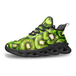 Sports Mesh Sneakers Kiwi Slices Pattern