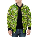 Bomber Jacket Kiwi Slices Pattern