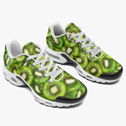 Air Cushion Sneakers Kiwi Slices Pattern