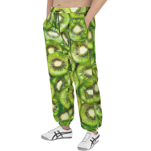 Men's Sweatpants Kiwi Slices Pattern