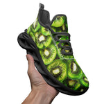 Sports Mesh Sneakers Kiwi Slices Pattern