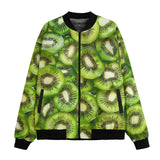 Bomber Jacket Kiwi Slices Pattern