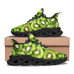 Sports Mesh Sneakers Kiwi Slices Pattern