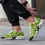 Air Cushion Sneakers Kiwi Slices Pattern