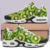 Air Cushion Sneakers Kiwi Slices Pattern