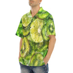 Hawaiian Shirt Green Lime and Kiwi Slices