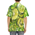 Hawaiian Shirt Green Lime and Kiwi Slices