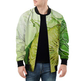 Bomber Jacket Kiwi Fruit Art