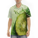 Men's Polo Shirt Kiwi Fruit Art