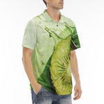 Men's Polo Shirt Kiwi Fruit Art