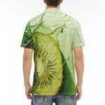 Men's Polo Shirt Kiwi Fruit Art