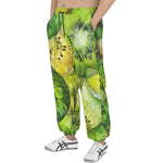 Men's Sweatpants Kiwi Slices Watercolor Art