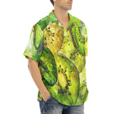 Hawaiian Shirt Kiwi Slices Watercolor Art