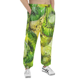 Men's Sweatpants Kiwi Slices Watercolor Art