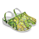 Classic Clogs Kiwi Slices Watercolor Art