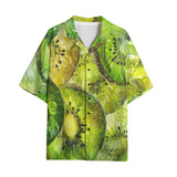 Hawaiian Shirt Kiwi Slices Watercolor Art