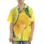 Hawaiian Shirt Lemon and Lime Slices in Water