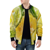 Bomber Jacket Lemon and Lime Slices in Water