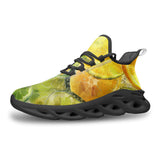 Sports Mesh Sneakers Lemon and Lime Slices in Water