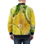 Bomber Jacket Lemon and Lime Slices in Water
