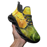 Sports Mesh Sneakers Lemon and Lime Slices in Water