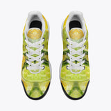 Air Cushion Sneakers Lemon and Lime Slices in Water