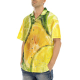 Hawaiian Shirt Lemon and Lime Slices in Water