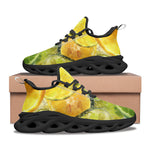 Sports Mesh Sneakers Lemon and Lime Slices in Water