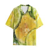 Hawaiian Shirt Lemon and Lime Slices in Water